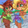 Coco Bandicoot and Elora