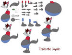 Character Builder Travis The Coyote by DingoFan6397