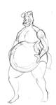 Pregnant Chase 2 (Sketch) by DingoFan6397