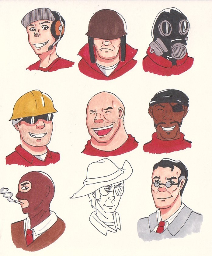 TF2 Heads 8D