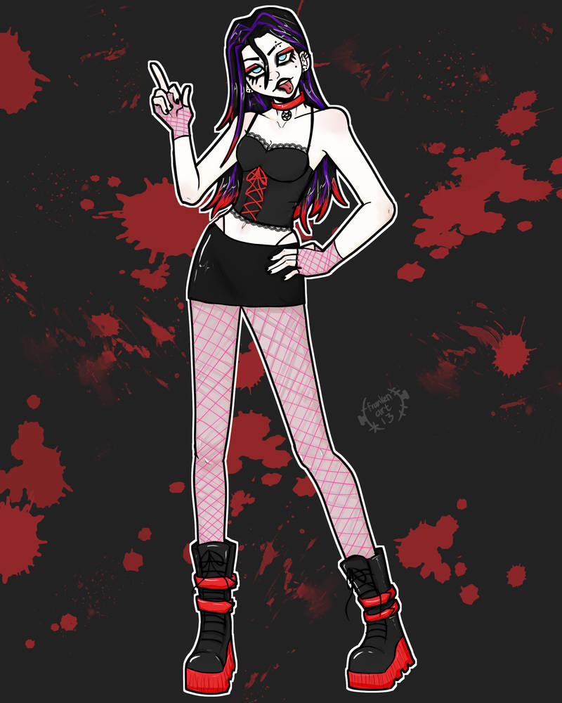 Ebony Dark'ness Dementia Raven Way by frankenart13 on DeviantArt