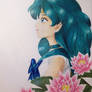 Sailor Neptune and Lilies