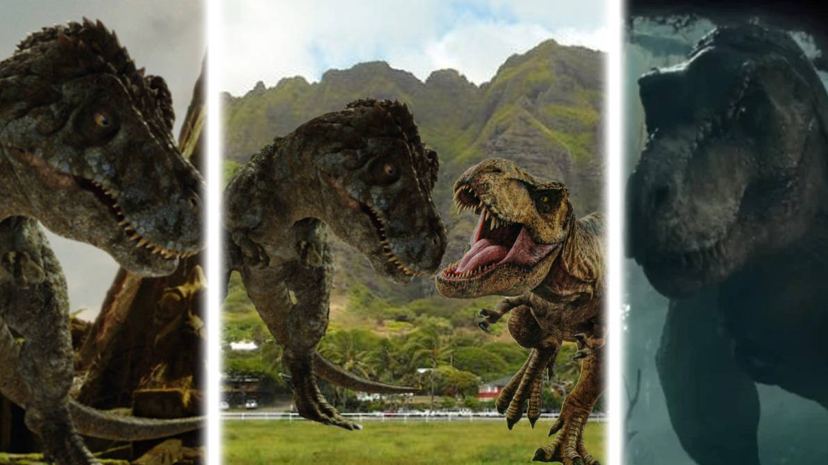 Grumpy VS Rexy Fight Art by TokuBiggestFan on DeviantArt