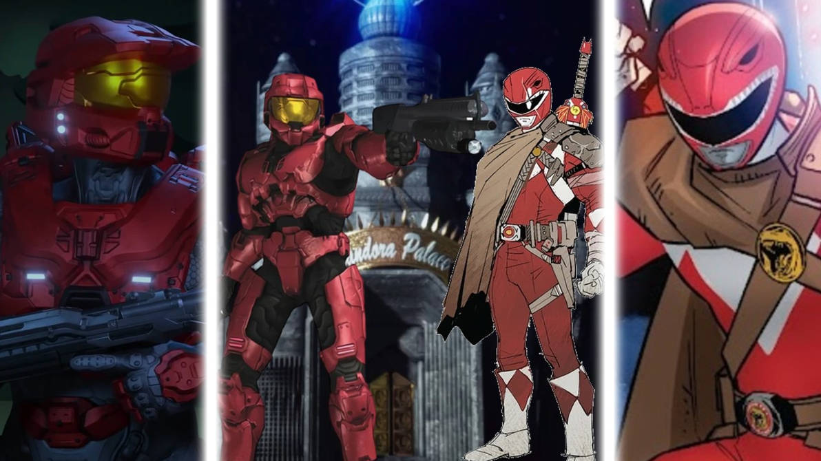 Sarge VS Rouge Red Ranger Fight Art by TokuBiggestFan on DeviantArt