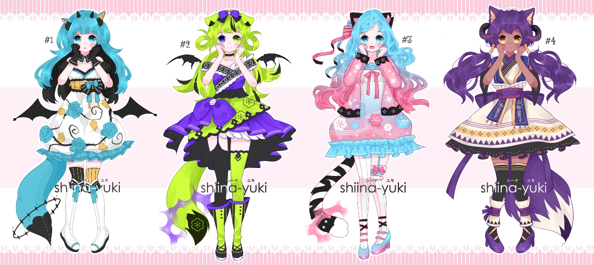 Adopts 109 Supernatural x Kemonomimi [CLOSED]