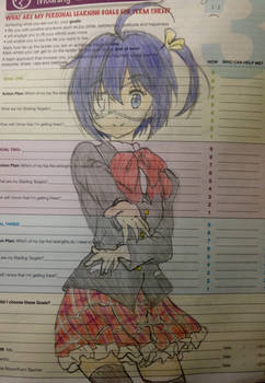 Diary Sketch Rikka Takanashi