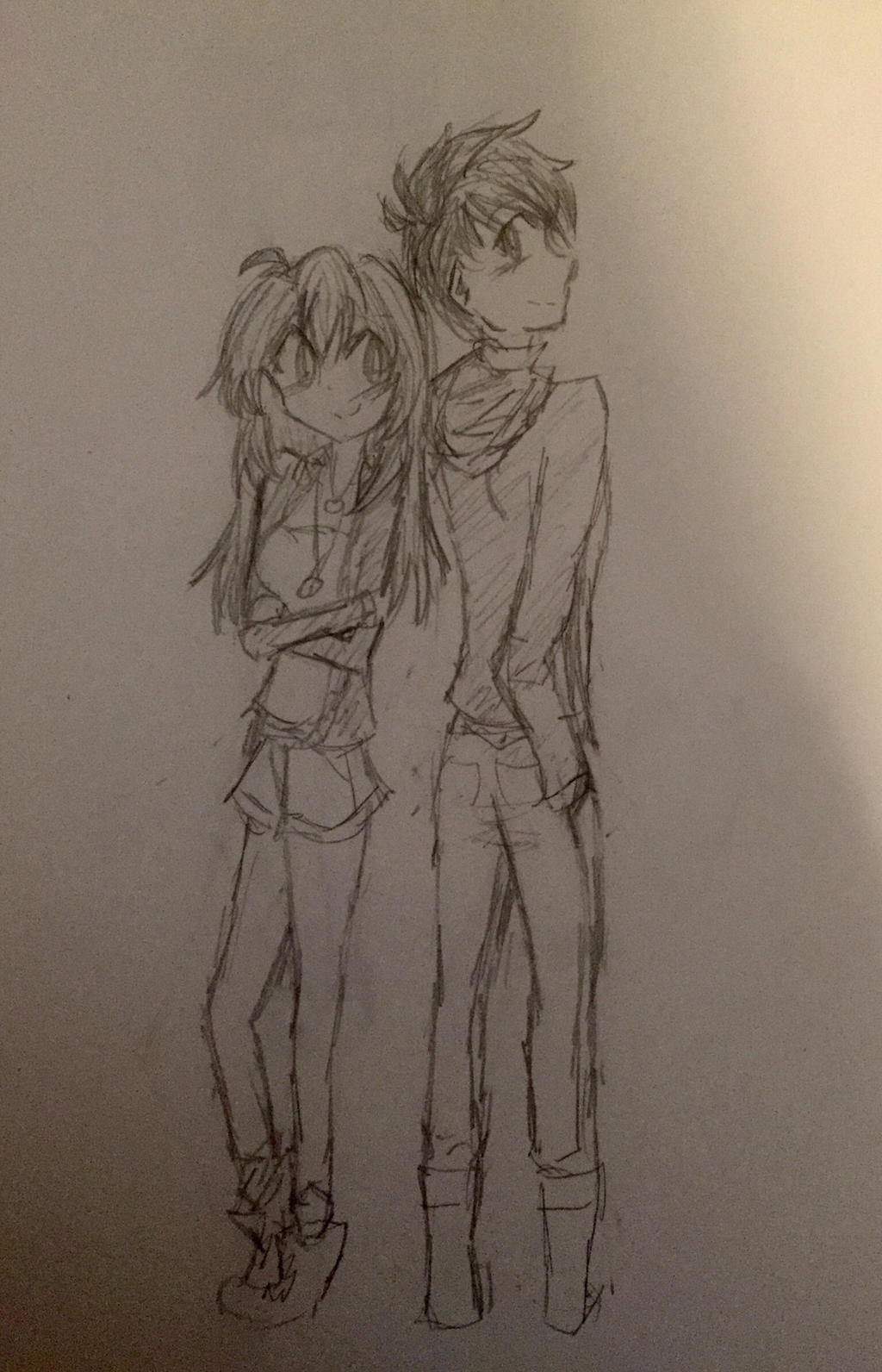 girl and guy by Anime-Speed-Drawing on DeviantArt