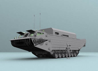 PTS - Amphibious transport vehicle W.I.P. 3 by Yaskolkov