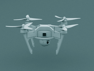 Quadrocopter drone by Yaskolkov