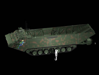 PTS tracked amphibious transport by Yaskolkov