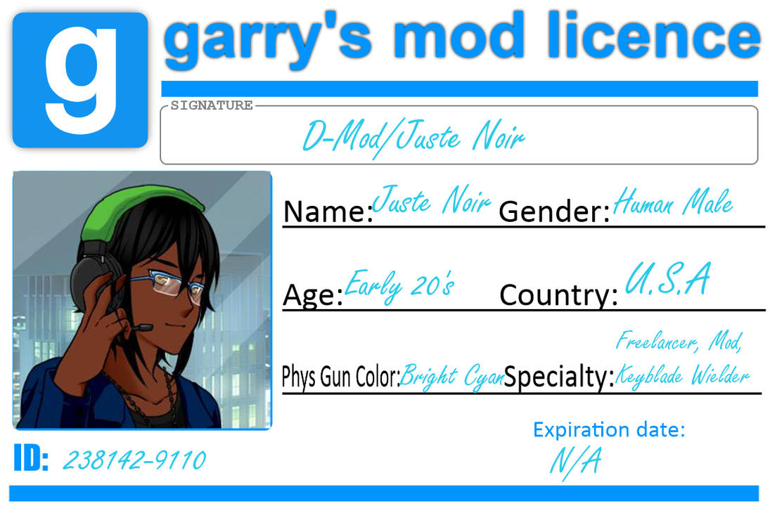 My Gmod license (Updated)