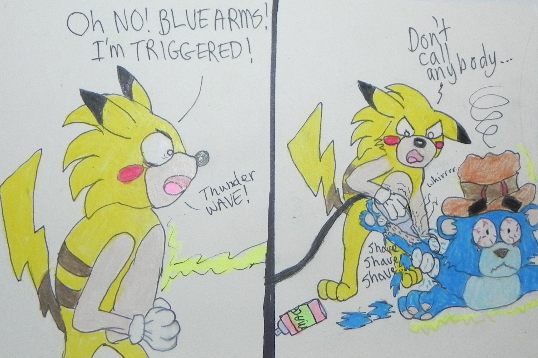 Sonichu: When Blue Armsphobia Goes Horribly Wrong