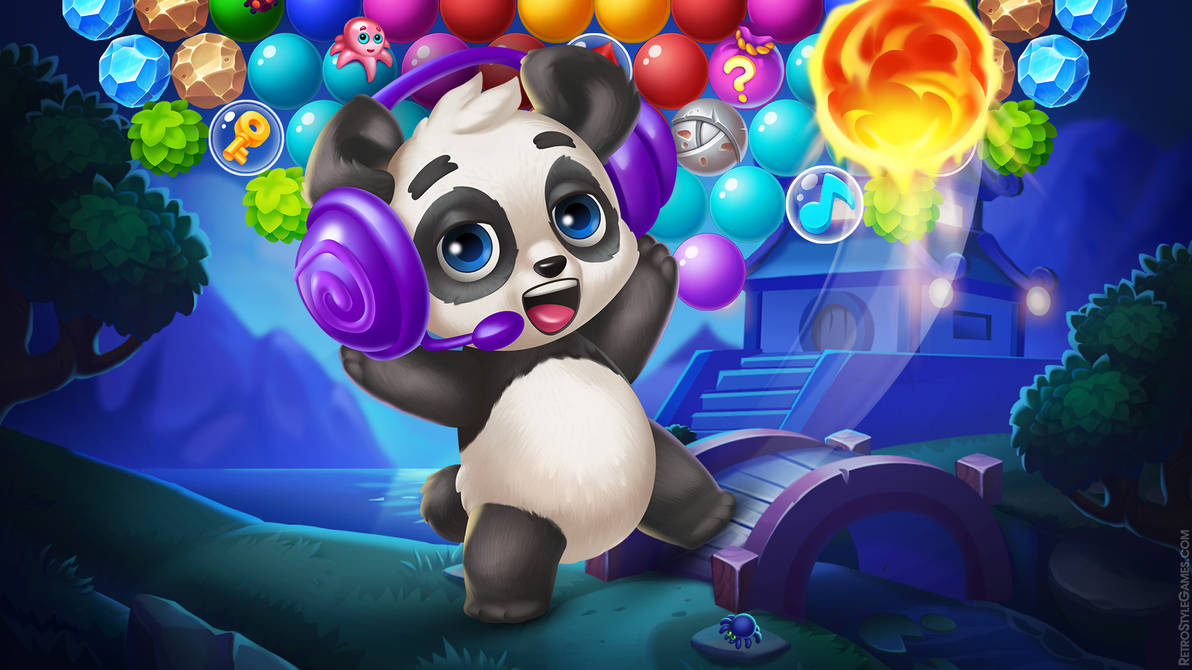 Bubble Panda Shooter Art by RetroStyle-Games on DeviantArt