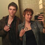 Sam and fem!Dean cosplay