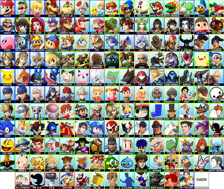 Sbbu Roster Super Smash Bros. United: Roster by DFreak22 on DeviantArt