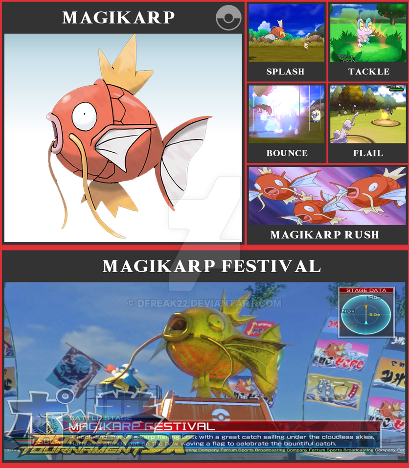 Magikarp Gameboy Super Smash Bros.: Magikarp by DFreak22 on DeviantArt