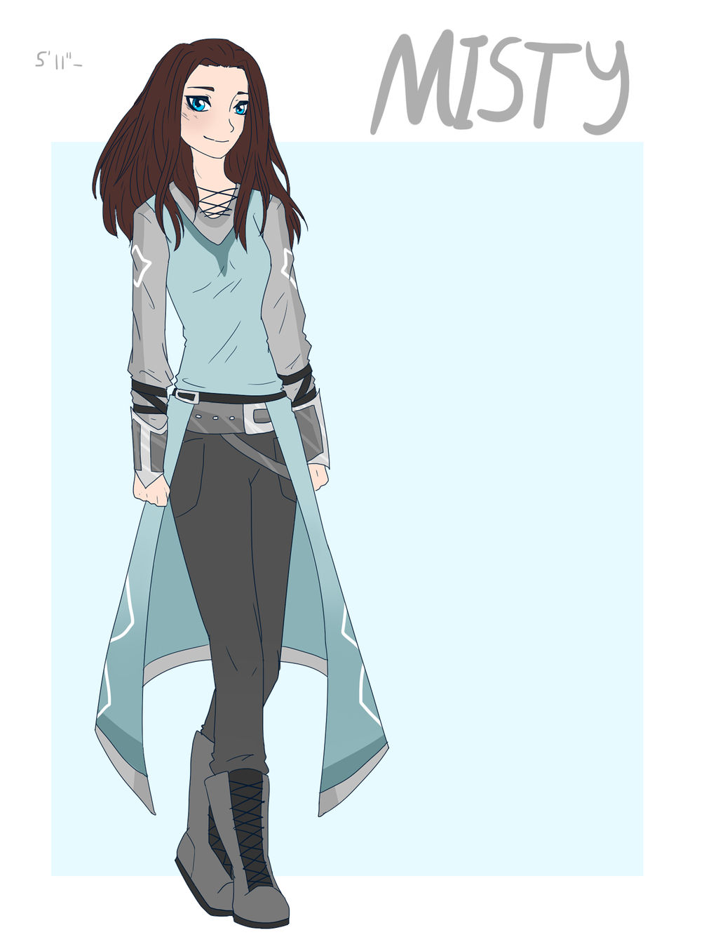 Misty quick ref by ShadowArcher97 on DeviantArt
