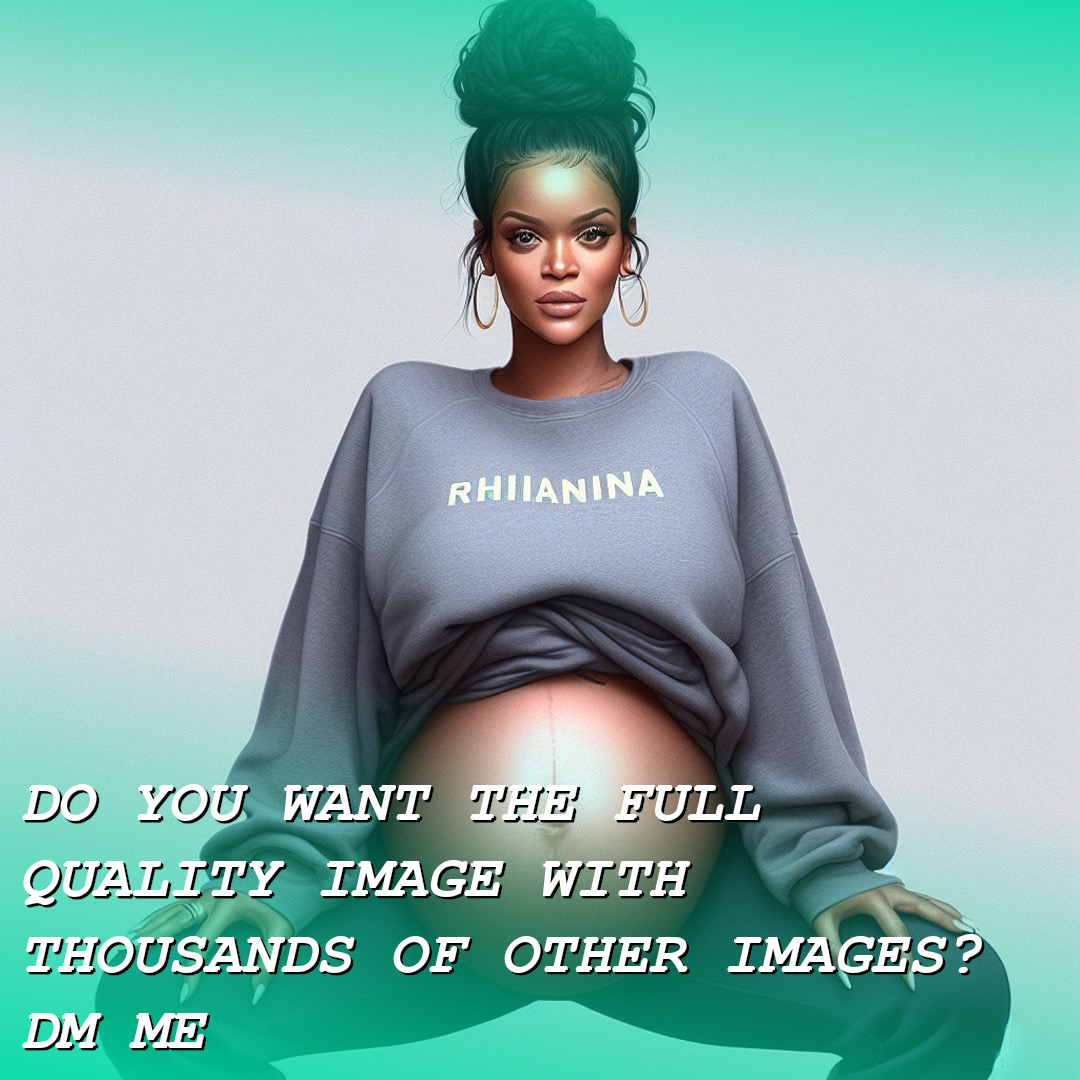 Pregnant Rhianna by mrperson5432 on DeviantArt