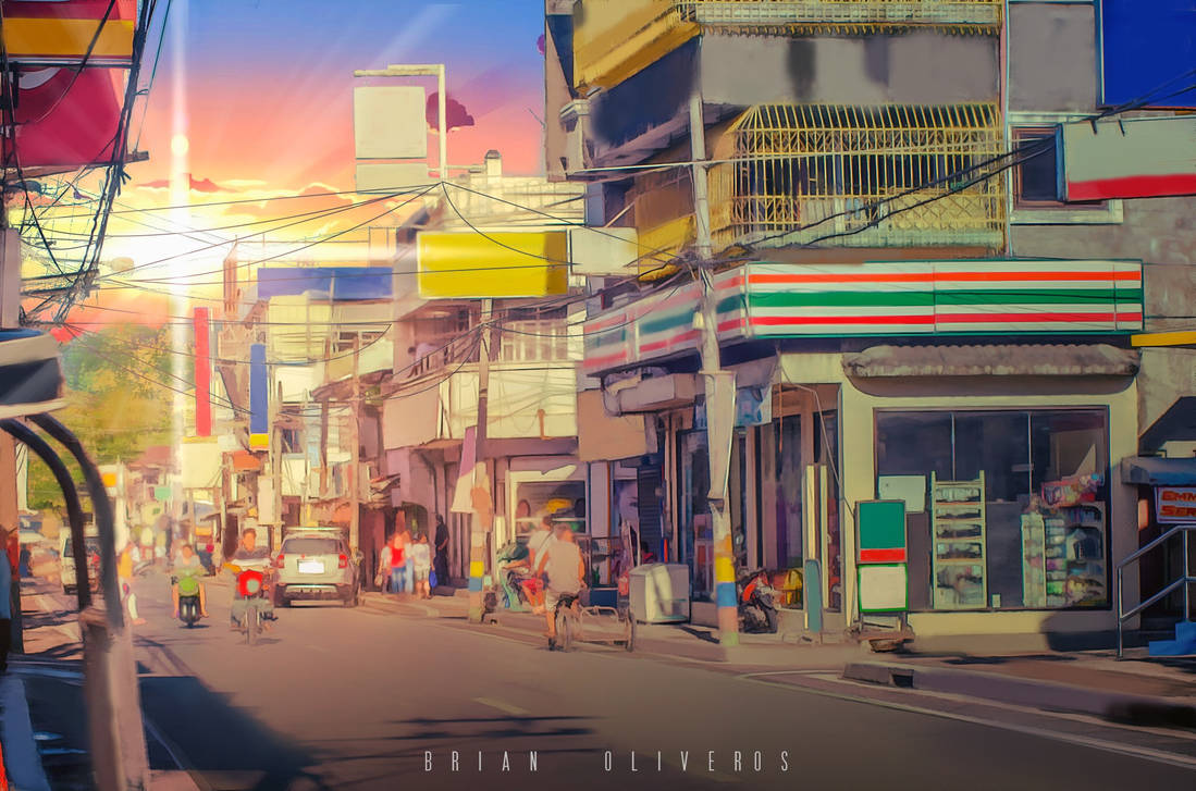 Anime street background by Bri4rts on DeviantArt