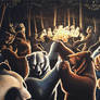 Dancing Bears Painting