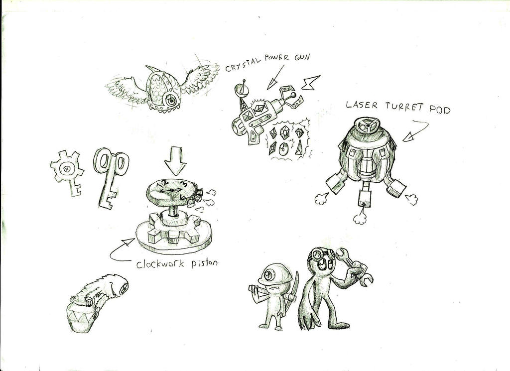 Items concept art by Caosespacial257 on DeviantArt