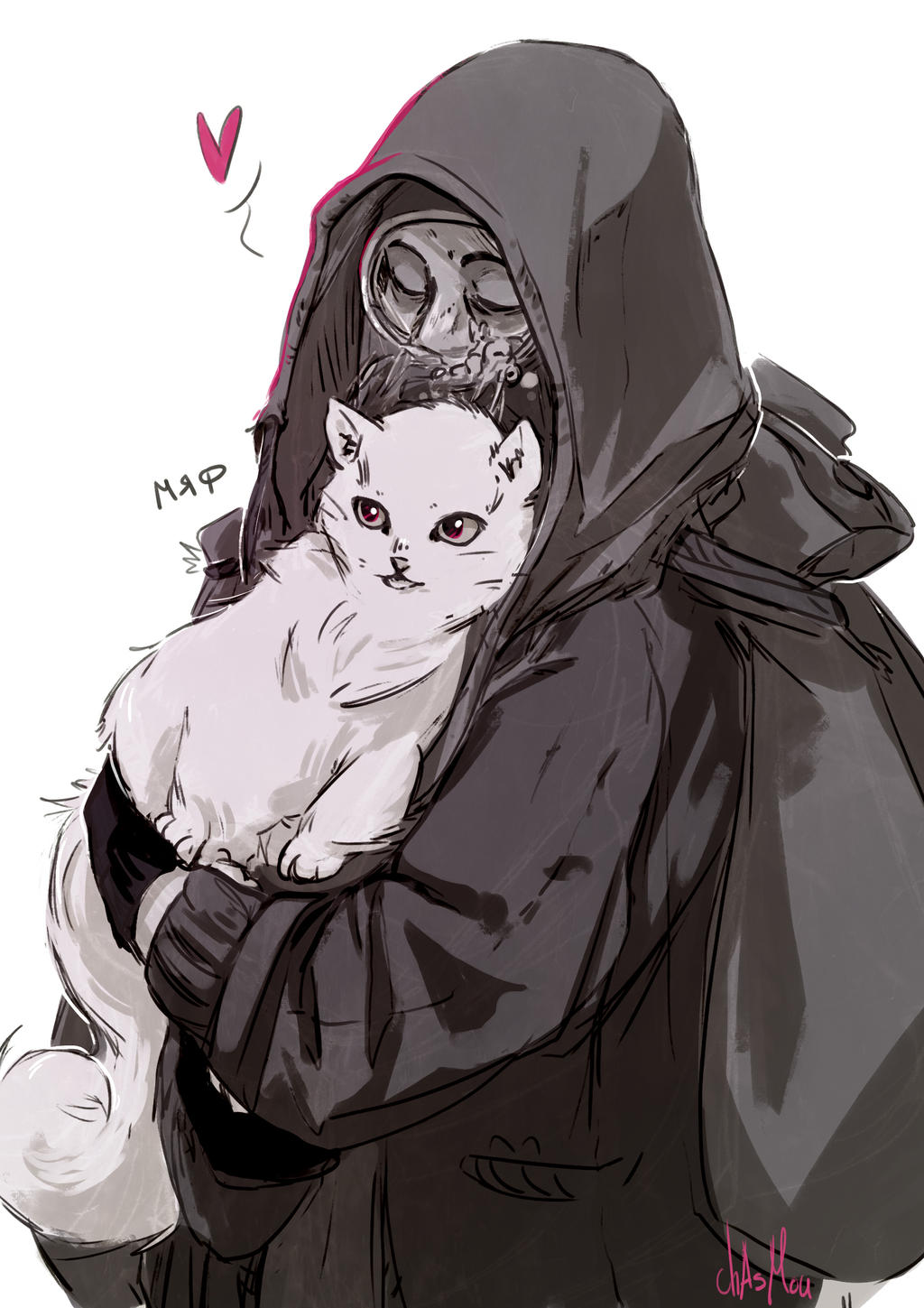 Trader and random kitty by chAsMou on DeviantArt