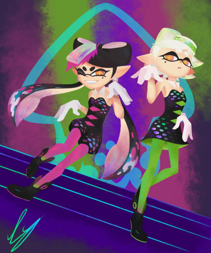 Squid Sisters by lolyang on DeviantArt