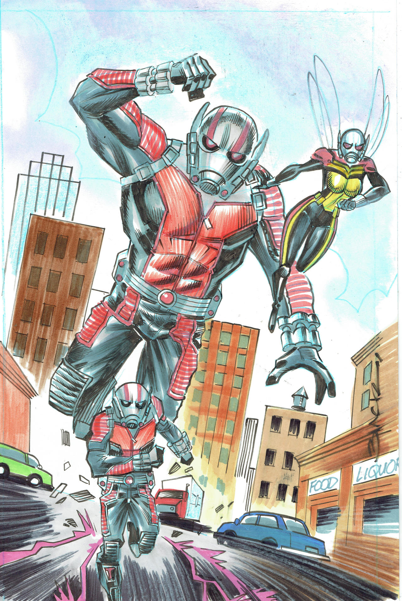 Acmentalman Deviantart Ant-man2 by danablackarts on DeviantArt