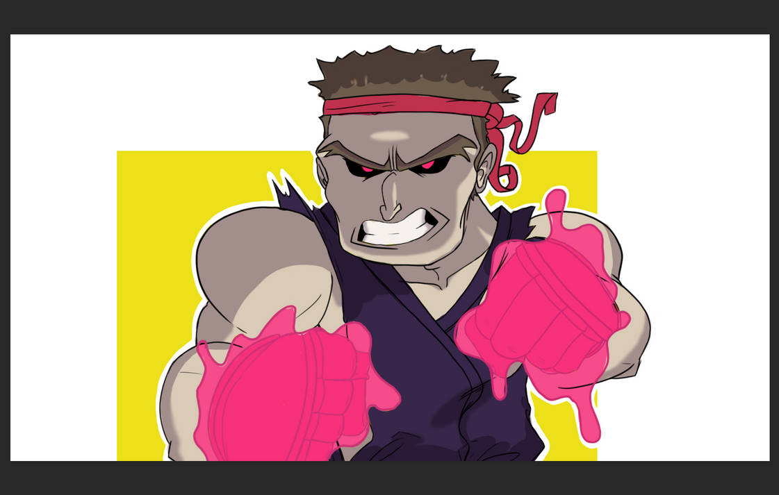 Evil Ryu - Street Fighter by ChrisHage on DeviantArt