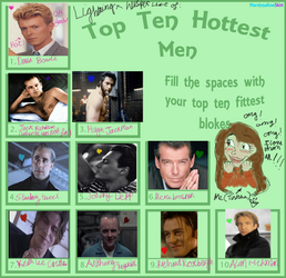 Top Ten Hot Men