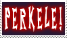 PERKELE -stamp