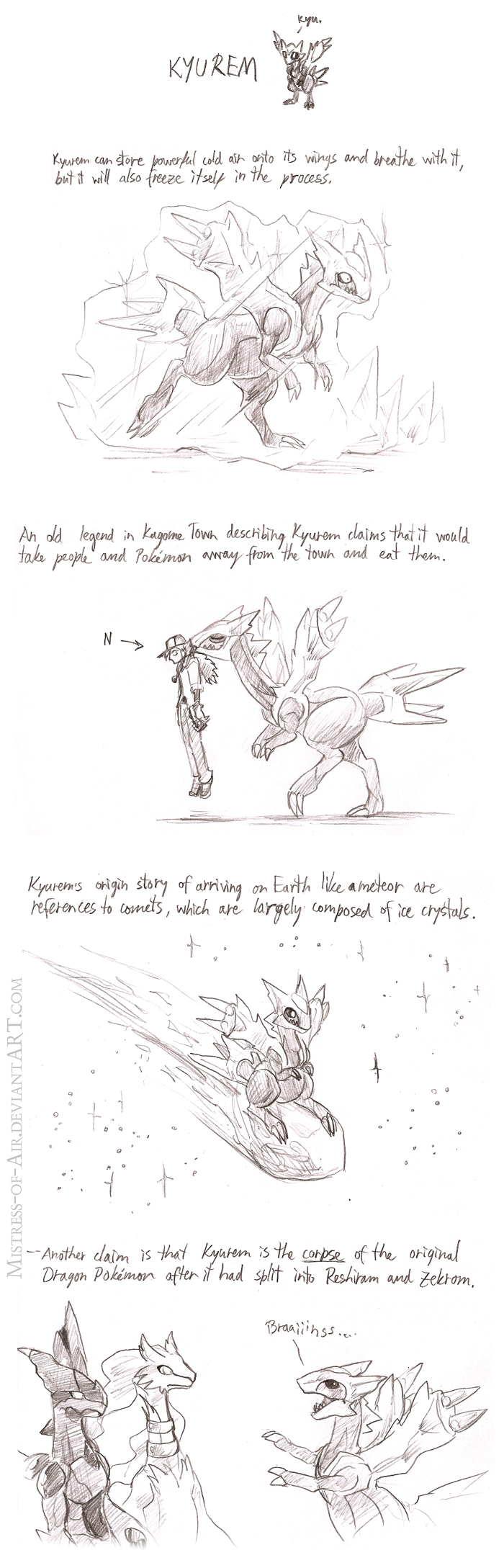 Kyurem, absense Pokemon.