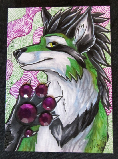 ACEO Sparkling Paw