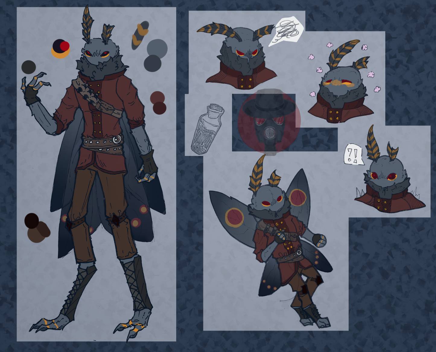 Mothman Instrument Mothman! by WhiteSkullRose on DeviantArt