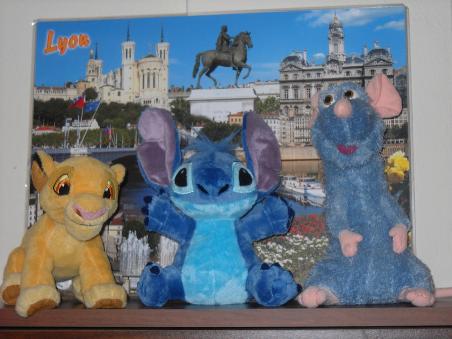 Simba, Stitch and Remy by stainless-wonderland on DeviantArt