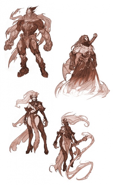 Darksiders All Four HoresMen