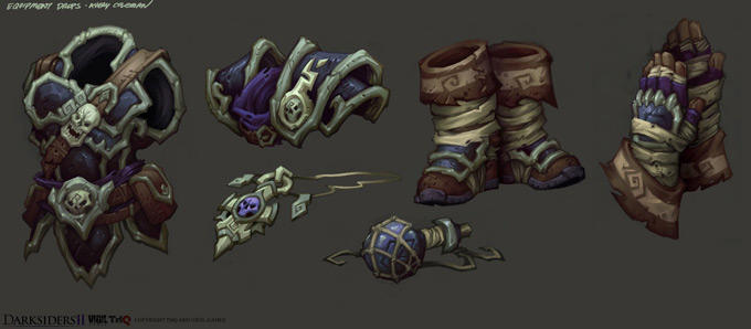 Darksiders II Armor parts 3 (literal armor parts)