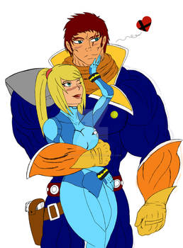 Captain Falcon x Samus (Base Colors)