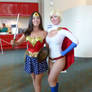 Wonder Woman and Power Girl at SDCC 2013