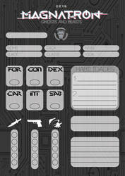 Magnatron: customized tabletop statistic sheet