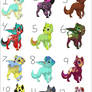 Dog Adoptables Batch 2 Points OPEN