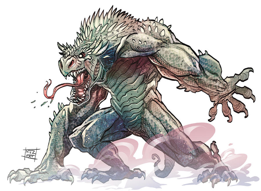 Character illustration for Mutants and Masterminds by Nezart on DeviantArt