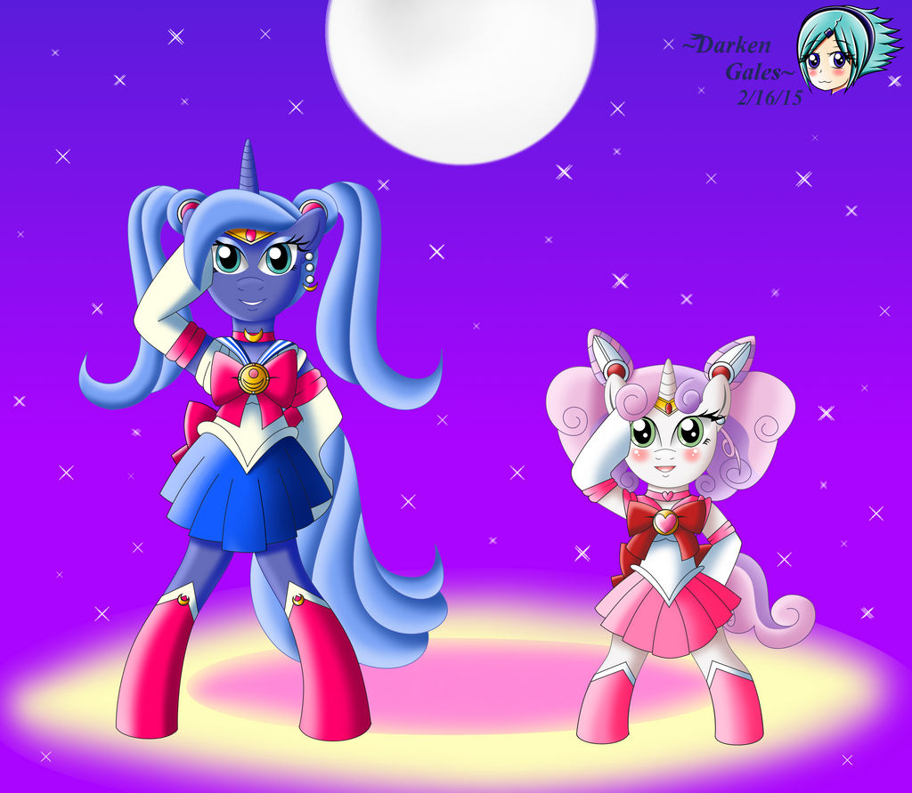 Sailor Luna Moon And Sweetie Moon 