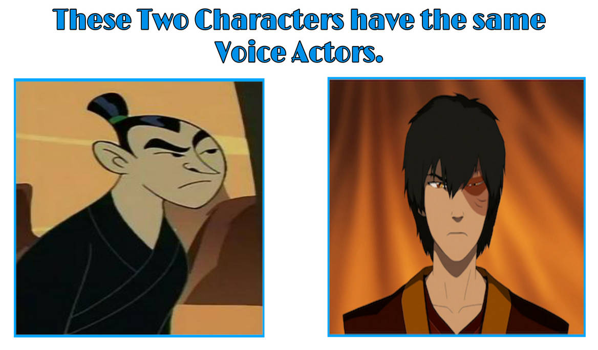 Pzuko Actor Fukushima And Zuko Have The Same Voice Actors by KayloshiWarrior on ...