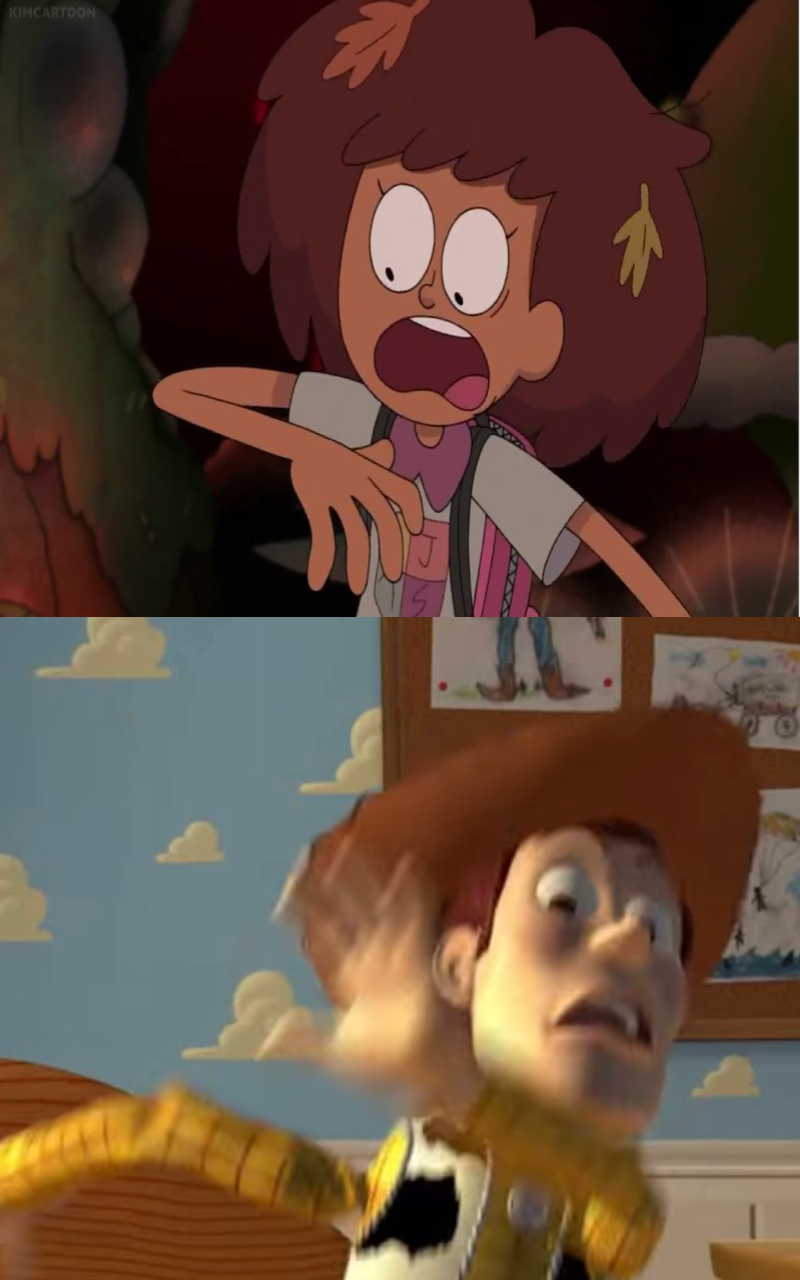 Scared Anne Anne Scared Woody by KayloshiWarrior on DeviantArt