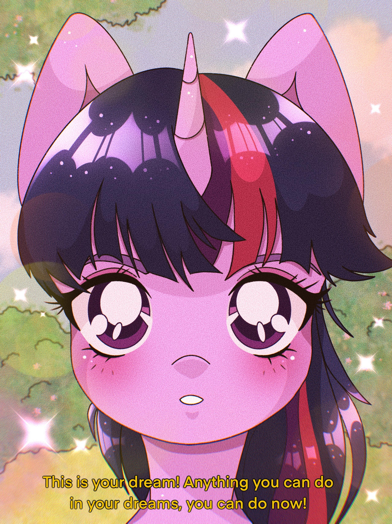Twilight Sparkle in old anime style by pierogarts on DeviantArt
