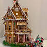 Victorian House and Auto (Faux Gingerbread)