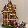 Victorian House and Auto (Faux Gingerbread)