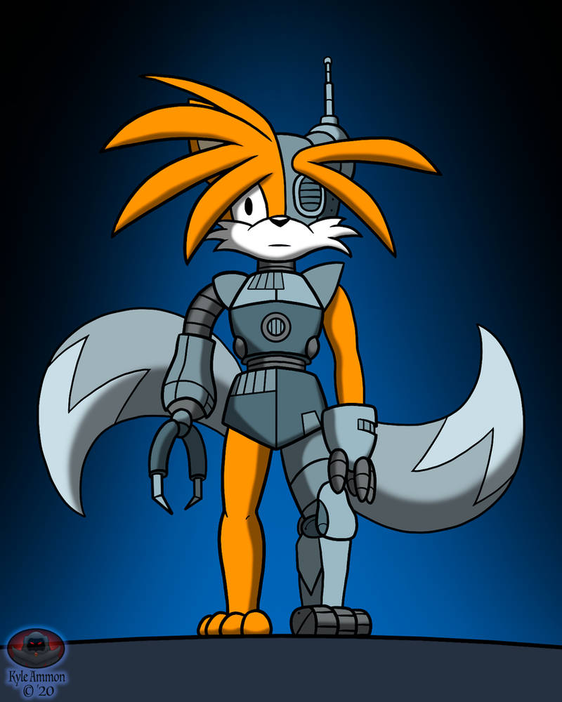 Robo Tails Comm By Moon Phantom On DeviantArt
