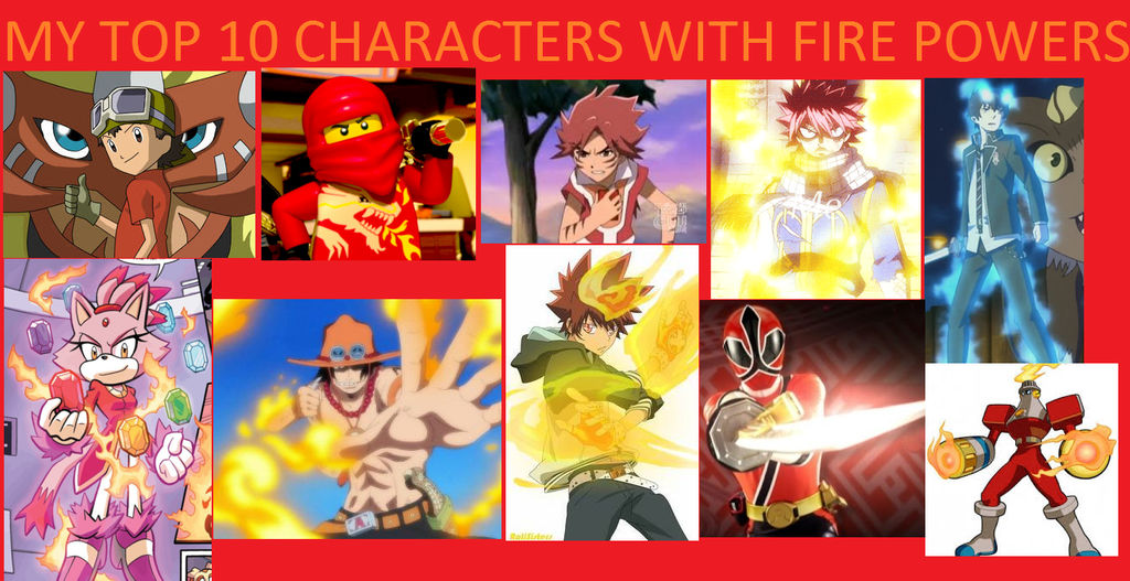 Fire Powers Characters